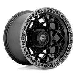 Fuel Off-Road D783 Unit UTV Matte Black Wheels with Gunmetal Rings 15x10
