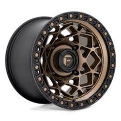 Fuel Off-Road D785 Unit UTV Matte Bronze Wheels with Black Rings 15x10