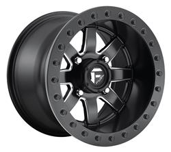 Fuel Off-Road D938 Maverick UTV Beadlock Matte Black Milled Wheels