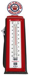 Red Crown Gas Pump Thermometer 40260