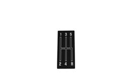 American Powertrain Shift Indicator Plates for 1967-1969 CAMARO - CPGM10000