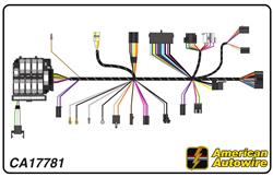 American Autowire Factory-Fit Wiring Harnesses for 1971 CAMARO - CA17781