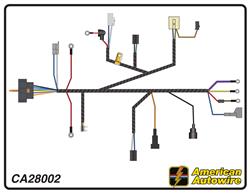 American Autowire Factory-Fit Wiring Harnesses for 1972 CAMARO - CA28002