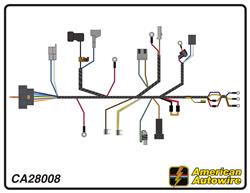 American Autowire Factory-Fit Wiring Harnesses for 1972 CAMARO - CA28008