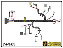 American Autowire Factory-Fit Wiring Harnesses for 1974 CAMARO - CA48434
