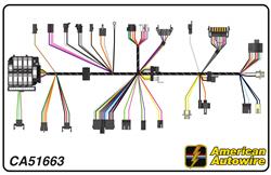 American Autowire Factory-Fit Wiring Harnesses for 1975 CAMARO - CA51663