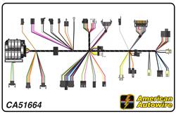 American Autowire Factory-Fit Wiring Harnesses for 1975 CAMARO - CA51664