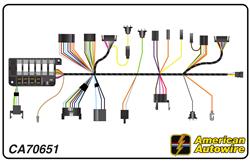 American Autowire Factory-Fit Wiring Harnesses for 1967 CAMARO - CA70651