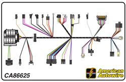 American Autowire Factory-Fit Wiring Harnesses for 1978 CAMARO - CA86625