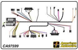 American Autowire Factory-Fit Wiring Harnesses for 1969 CAMARO - CA97599