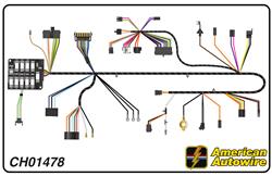 American Autowire Factory-Fit Wiring Harnesses for 1970 CHEVELLE, EL CAMINO, MONTE CARLO - CH01478