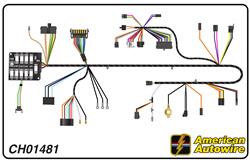 American Autowire Factory-Fit Wiring Harnesses for 1970 CHEVELLE, EL CAMINO, MONTE CARLO - CH01481