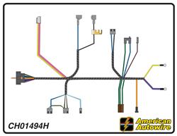American Autowire Factory-Fit Wiring Harnesses for 1970 CHEVELLE, EL CAMINO, MONTE CARLO - CH01494H