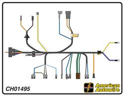 American Autowire Factory-Fit Wiring Harnesses for 1970 CHEVELLE, EL CAMINO, MONTE CARLO - CH01495
