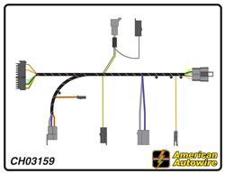 American Autowire Factory-Fit Wiring Harnesses for 1972 CHEVELLE - CH03159