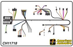 American Autowire Factory-Fit Wiring Harnesses for 1971 CHEVELLE, EL CAMINO, MONTE CARLO - CH11718