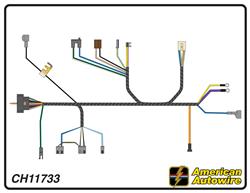 American Autowire Factory-Fit Wiring Harnesses for 1971 CHEVELLE, EL CAMINO - CH11733