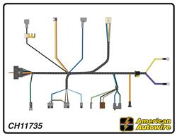 American Autowire Factory-Fit Wiring Harnesses for 1971 CHEVELLE, EL CAMINO, MONTE CARLO - CH11735