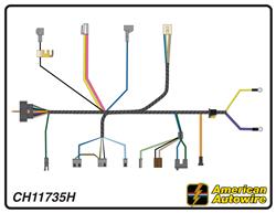 American Autowire Factory-Fit Wiring Harnesses for 1971 CHEVELLE, EL CAMINO, MONTE CARLO - CH11735H