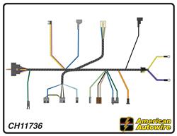 American Autowire Factory-Fit Wiring Harnesses for 1971 CHEVELLE, EL CAMINO, MONTE CARLO - CH11736