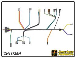 American Autowire Factory-Fit Wiring Harnesses for 1971 CHEVELLE, EL CAMINO, MONTE CARLO - CH11736H