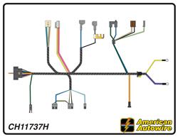 American Autowire Factory-Fit Wiring Harnesses for 1971 CHEVELLE, EL CAMINO, MONTE CARLO - CH11737H