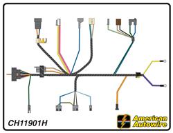 American Autowire Factory-Fit Wiring Harnesses for 1971 CHEVELLE, EL CAMINO - CH11901H