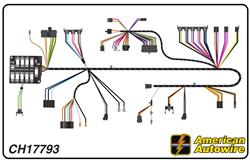 American Autowire Factory-Fit Wiring Harnesses for 1971 CHEVELLE, EL CAMINO - CH17793
