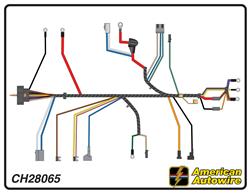 American Autowire Factory-Fit Wiring Harnesses for 1972 CHEVELLE, EL CAMINO, MONTE CARLO - CH28065