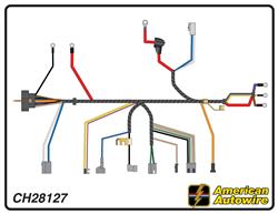 American Autowire Factory-Fit Wiring Harnesses for 1972 CHEVELLE, EL CAMINO, MONTE CARLO - CH28127