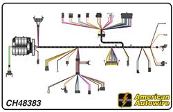 American Autowire Factory-Fit Wiring Harnesses for 1974 EL CAMINO, MALIBU - CH48383