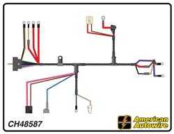 American Autowire Factory-Fit Wiring Harnesses CH48587
