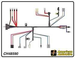 American Autowire Factory-Fit Wiring Harnesses CH48590