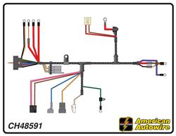 American Autowire Factory-Fit Wiring Harnesses CH48591