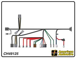 American Autowire Factory-Fit Wiring Harnesses for 1964 CHEVELLE, EL CAMINO - CH49125