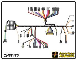 American Autowire Factory-Fit Wiring Harnesses for 1975 EL CAMINO, MALIBU - CH58480