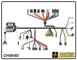 American Autowire Factory-Fit Wiring Harnesses for 1975 EL CAMINO, MALIBU, MONTE CARLO - CH58482