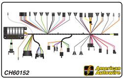 American Autowire Factory-Fit Wiring Harnesses for 1966 CHEVELLE, EL CAMINO - CH60152