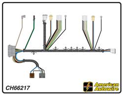 American Autowire Factory-Fit Wiring Harnesses for 1976 EL CAMINO, MALIBU - CH66217