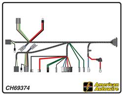 American Autowire Factory-Fit Wiring Harnesses for 1966 CHEVELLE, EL CAMINO - CH69374