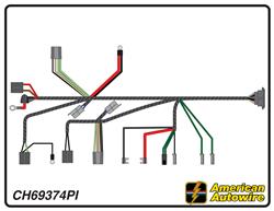 American Autowire Factory-Fit Wiring Harnesses for 1966 CHEVELLE, EL CAMINO - CH69374PI