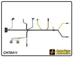 American Autowire Factory-Fit Wiring Harnesses for 1967 CHEVELLE, EL CAMINO - CH70411