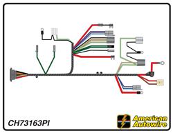 American Autowire Factory-Fit Wiring Harnesses for 1967 CHEVELLE, EL CAMINO - CH73163PI