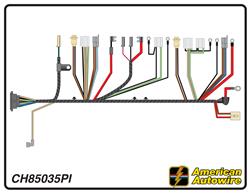 American Autowire Factory-Fit Wiring Harnesses for 1968 CHEVELLE, EL CAMINO - CH85035PI