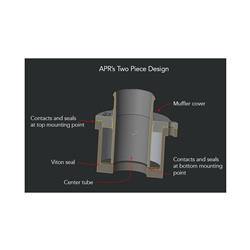 APR Turbo Muffler Delete Pipes MS100097