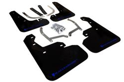 Rally Armor UR Mud Flaps for 2017-2023 IMPREZA, WRX, 2017-2021 WRX STI - MF45-UR-BLK/BL