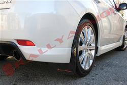 Rally Armor UR Mud Flaps for 2008-2011 IMPREZA - MF6-UR-BLK/RD