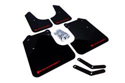 Rally Armor UR Mud Flaps for 2008-2011 IMPREZA - MF6-UR-BLK/WH