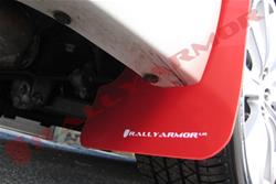 Rally Armor UR Mud Flaps for 2008-2011 IMPREZA - MF6-UR-RD/WH