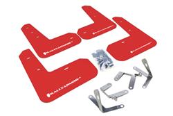 Rally Armor UR Mud Flaps for 2013-2019 BRZ, 2013-2016 FR-S - MF23-UR-RD/WH